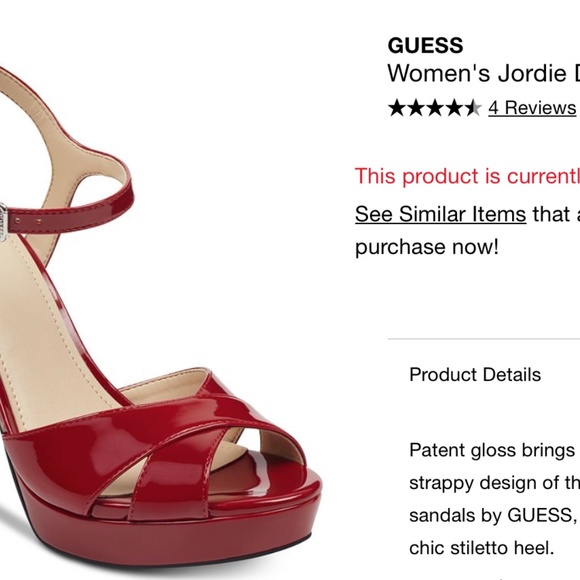 guess women's jordie dress sandals